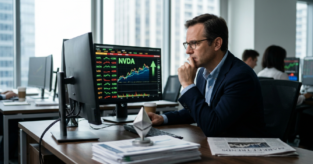 Investors shift publicly: Investors shift to publicly traded shares over digital tokens for exposure