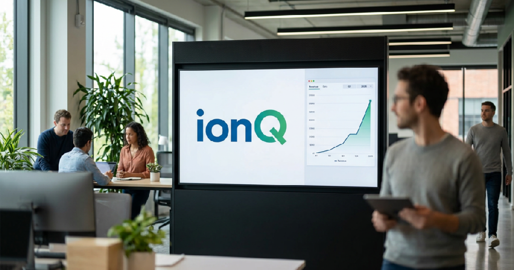IonQ reports record $64.7 million Q1 revenue, raises 2026 outlook