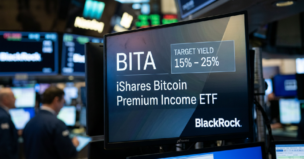 BlackRock launches BITA ETF on Nasdaq with 15% to 25% target yield