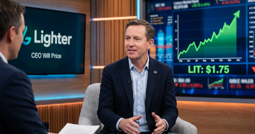 Will Price confirms Lighter targets US regulatory market, LIT jumps 34%