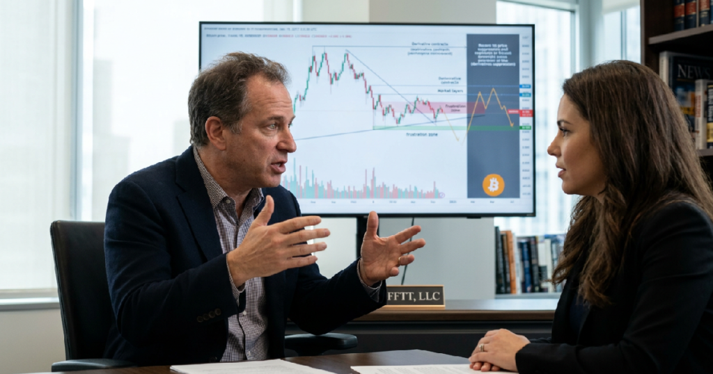 Luke Gromen warns Bitcoin price suppressed by derivatives expansion