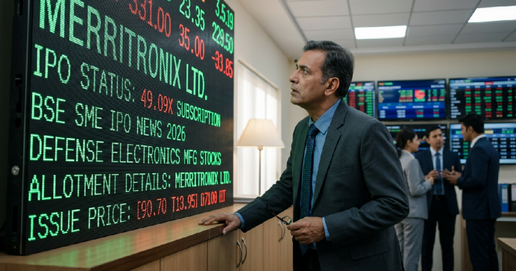 Merritronix Ltd. IPO records 49.09 times overall subscription by June 2
