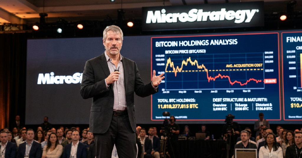 Michael Saylor dismisses speculation of forced Bitcoin liquidation on X