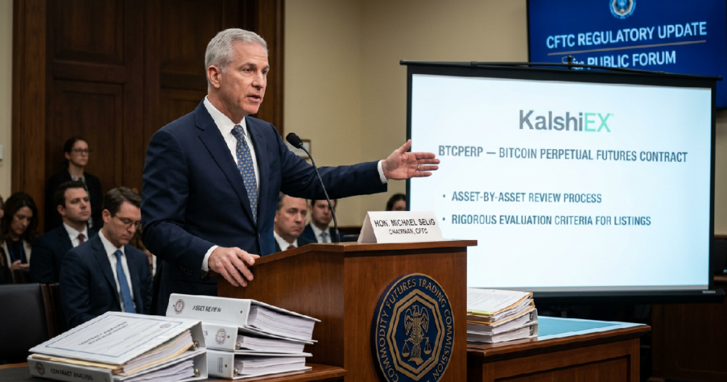 Michael Selig confirms agency will assess futures listings asset-by-asset