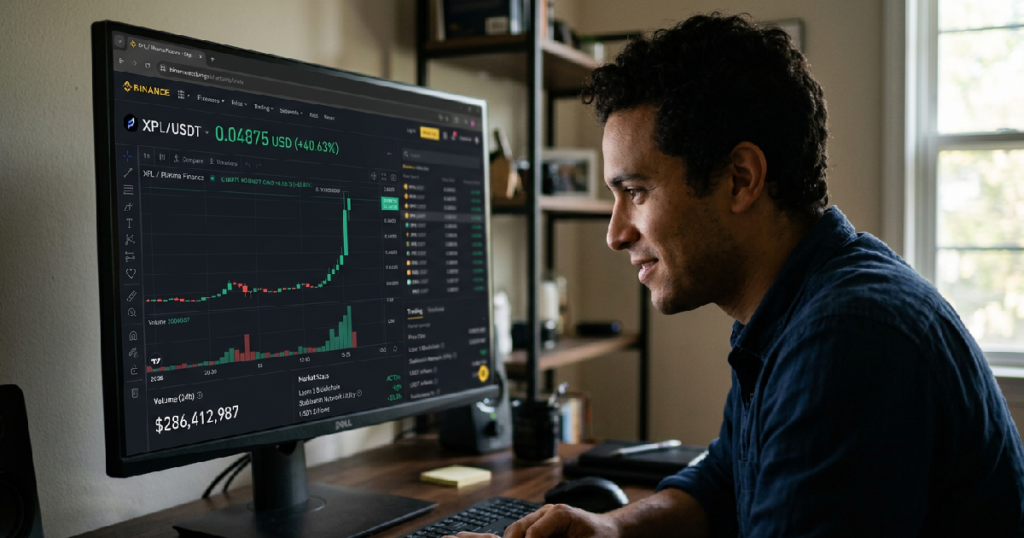 Plasma (XPL) token surges 40.63% on $286 million volume June 12