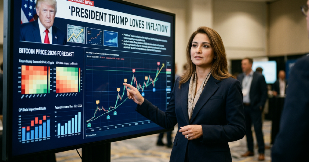 Kamina Bashir projects Donald Trump's policies could boost Bitcoin appeal