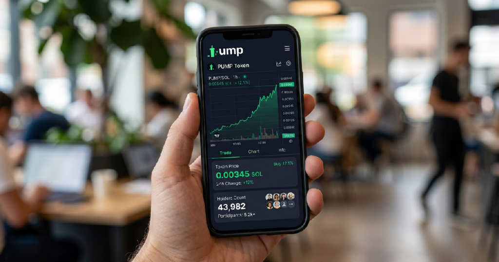 Pumpfun token jumps 12% with record participants