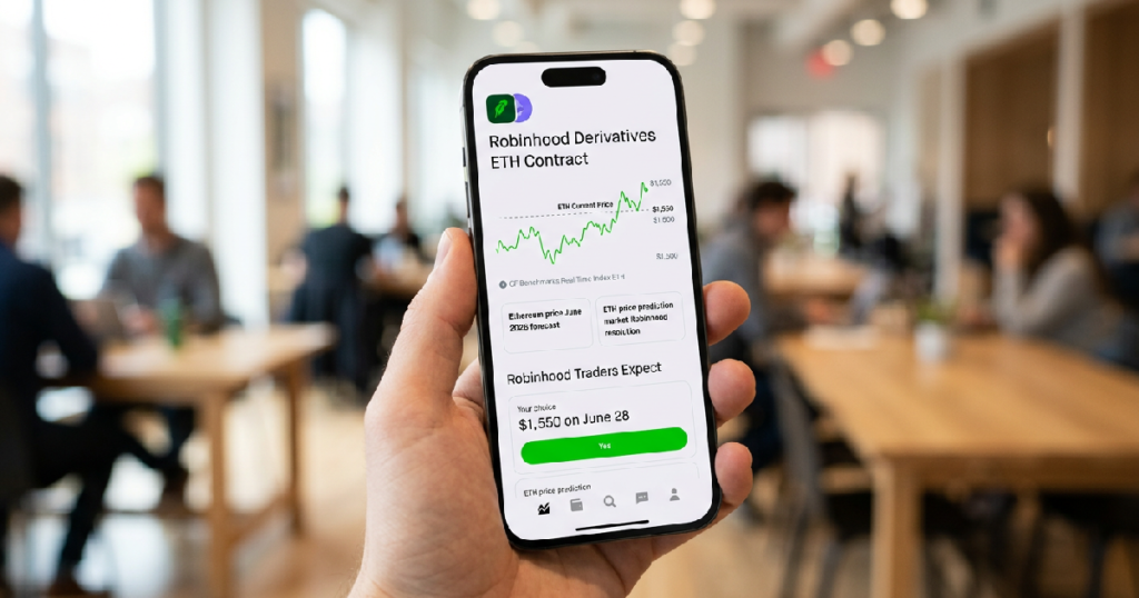 Robinhood traders expect Ethereum to stay above $1,550 on June 28