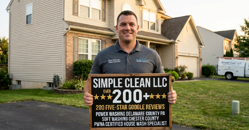 Ryan McGowans Simple: Ryan McGowan's Simple Clean LLC surpasses 200 five-star Google ratings
