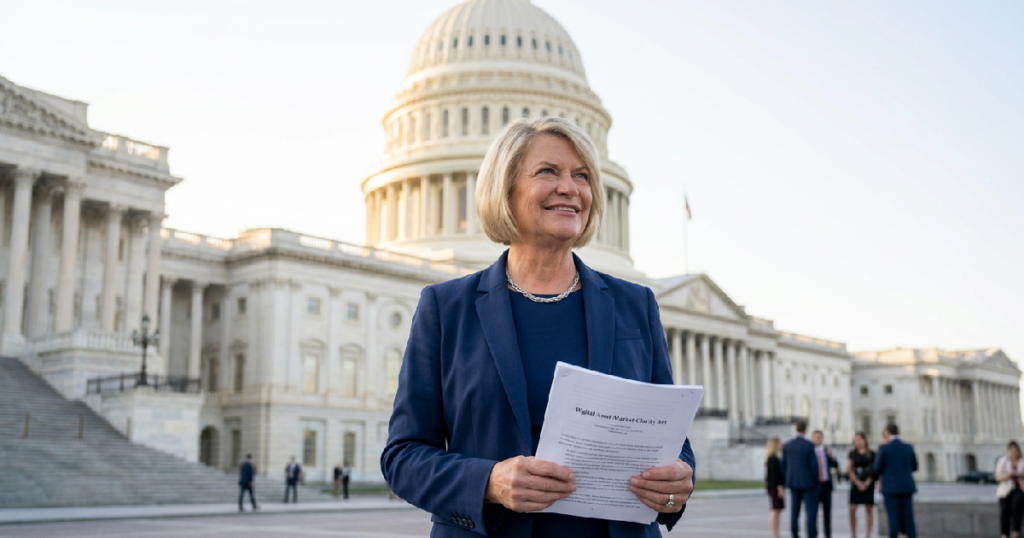 Senator Cynthia Lummis targets July for Digital Asset Market Act vote