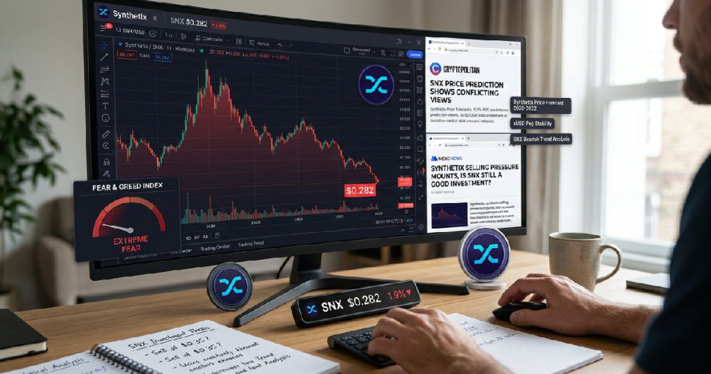 Synthetix drops 1.9% to $0.282 as selling pressure intensifies