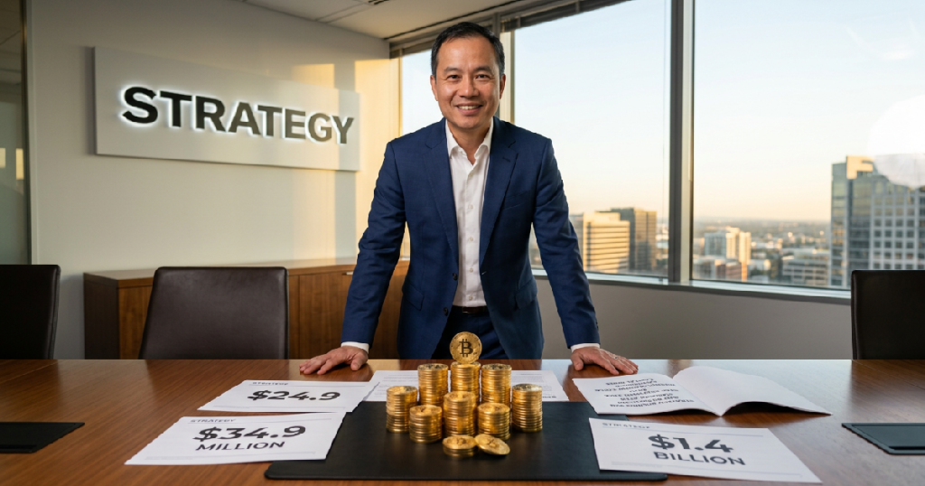 Strategy acquires 520 Bitcoin for $34.9 million, boosts cash reserves to $1.4 billion