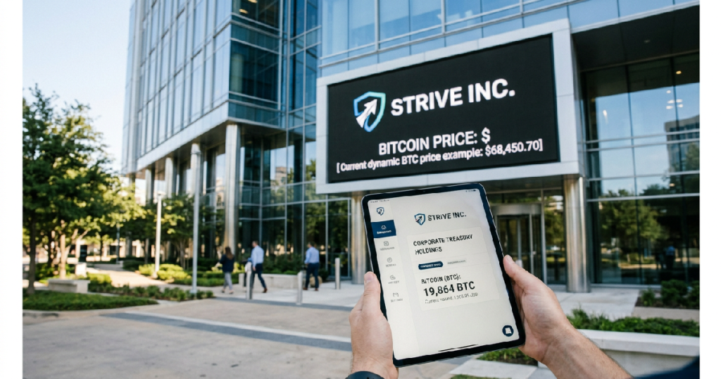 Strive Bitcoin purchase: Strive Inc. confirms $50 million Bitcoin purchase, boosting holdings to 19,864 BTC