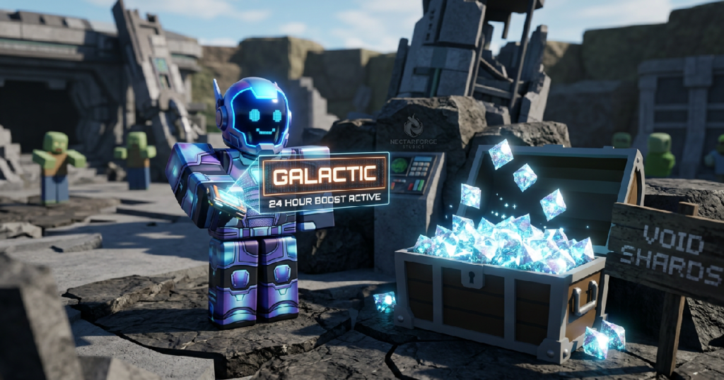 Nectarforge Studios confirms "GALACTIC" code for 24-hour Void Shard boost