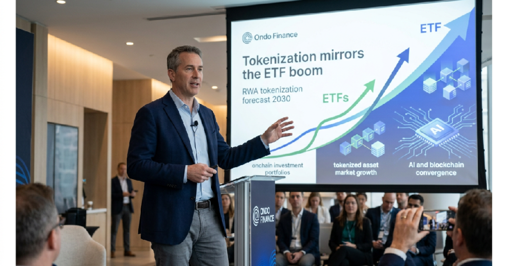 John Hoffman says tokenized assets mirror early ETF growth