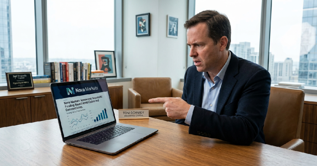 Tom Schmidt calls Nova Markets "fraudulent" over funding round disclosure