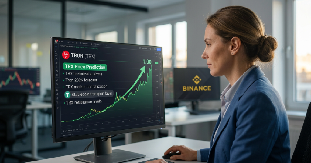 Cryptopolitan predicts Tron (TRX) to reach $1.00 by 2028