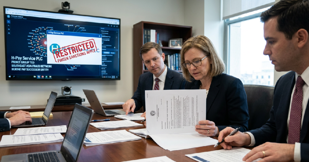 U.S. Treasury sanctions 35 in Cambodia fraud network, restricts H-Pay Service PLC Treasury sanctions Cambodia: U.S. Treasury sanctions 35 in Cambodia fraud network, restricts H-Pay Service PLC