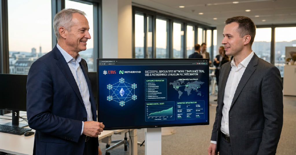 UBS and Nethermind complete two compliance trials on Sepolia test network UBS Nethermind complete: UBS and Nethermind complete two compliance trials on Sepolia test network