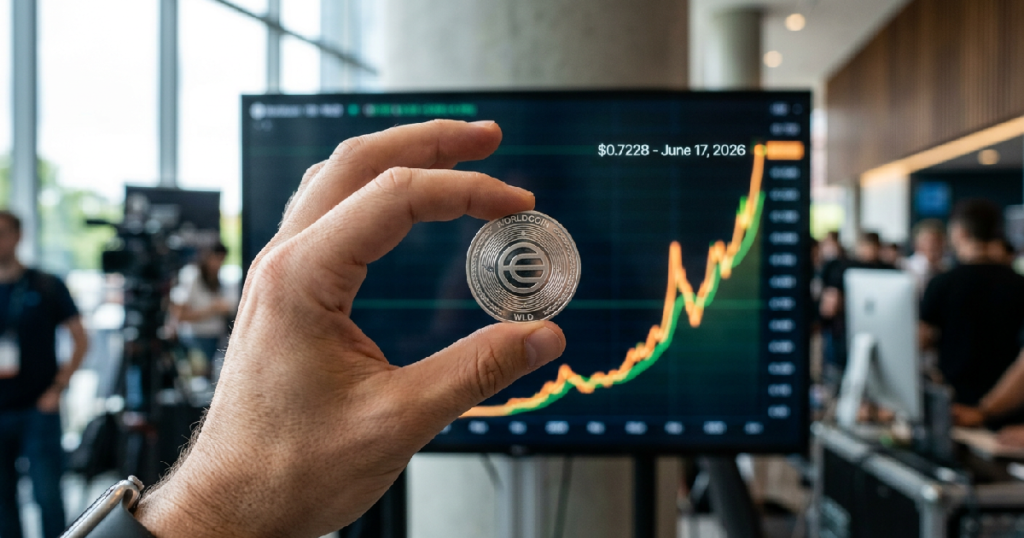Worldcoin gains 29% to $0.7228 as supply reduction nears