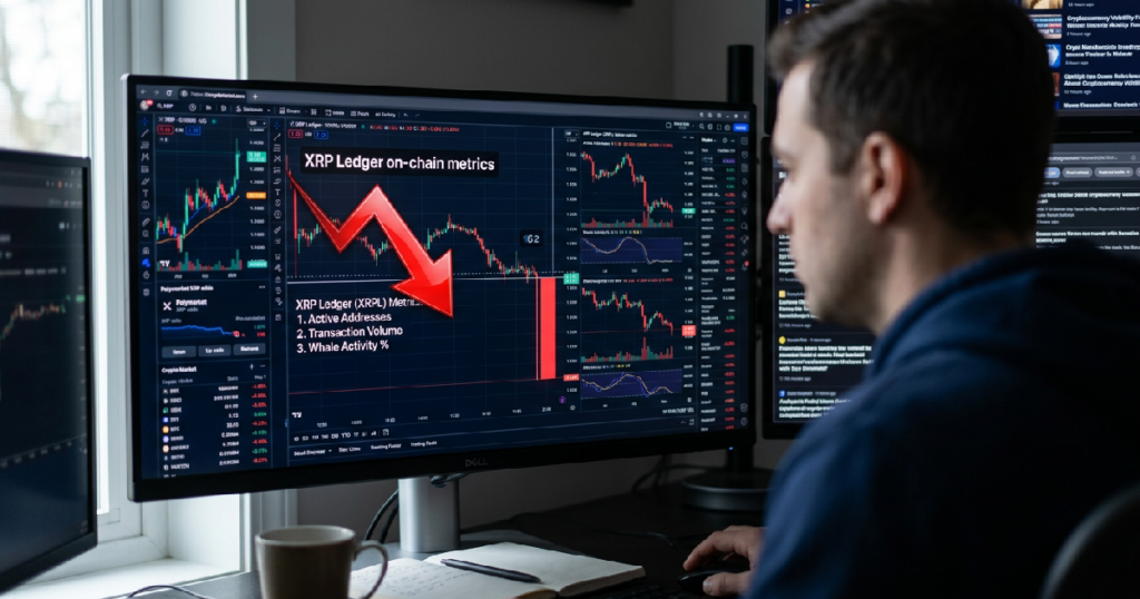 XRP loses $1.32 support as whale activity drops 57.3% by June 11