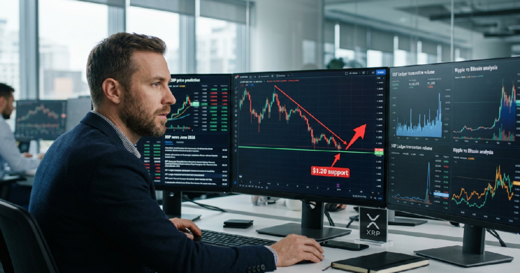 XRP drops 5% to $1.20, testing “must-hold” demand zone XRP drops 5% to $1.20, testing "must-hold" demand zone