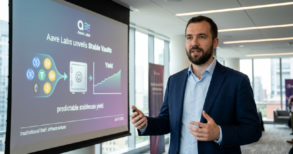 Aave Labs unveils Stable Yields for institutions on July 9, 2026