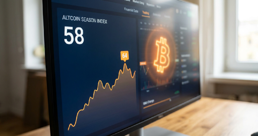Altcoin season index rises as capital shifts from bitcoin in july 2026