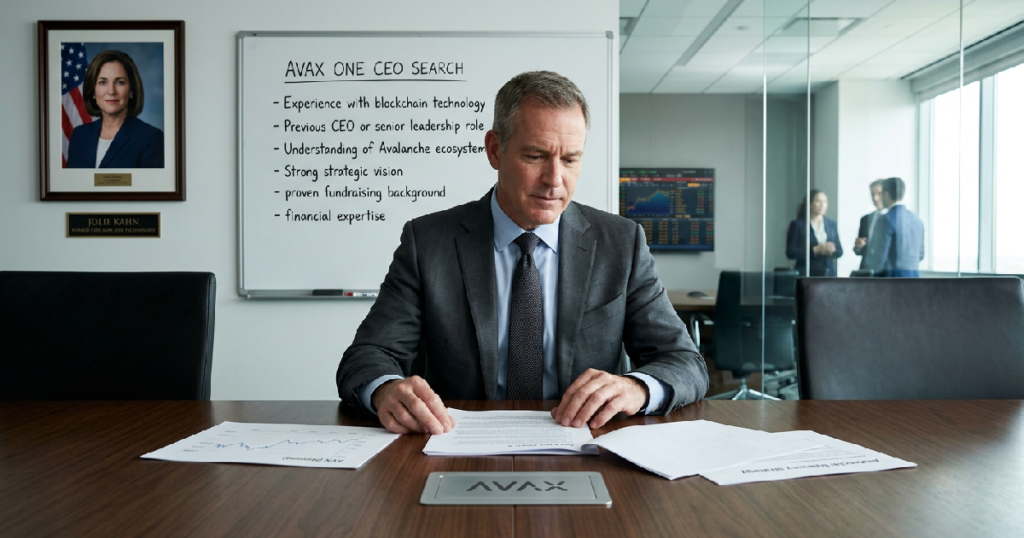 AVAX One CEO search: AVAX One Technology names Pete Wylie Jr. interim CEO after Jolie Kahn exits July 3