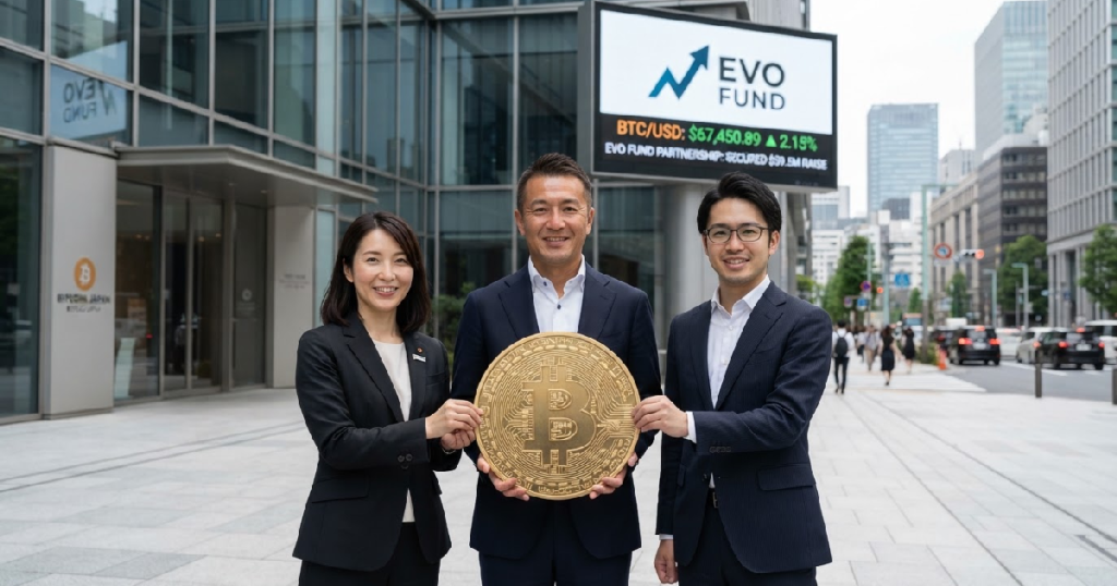 Bitcoin Japan secures $59.5 million EVO Fund raise for initial Bitcoin purchase Bitcoin Japan secures $59.5 million EVO Fund raise for initial Bitcoin purchase