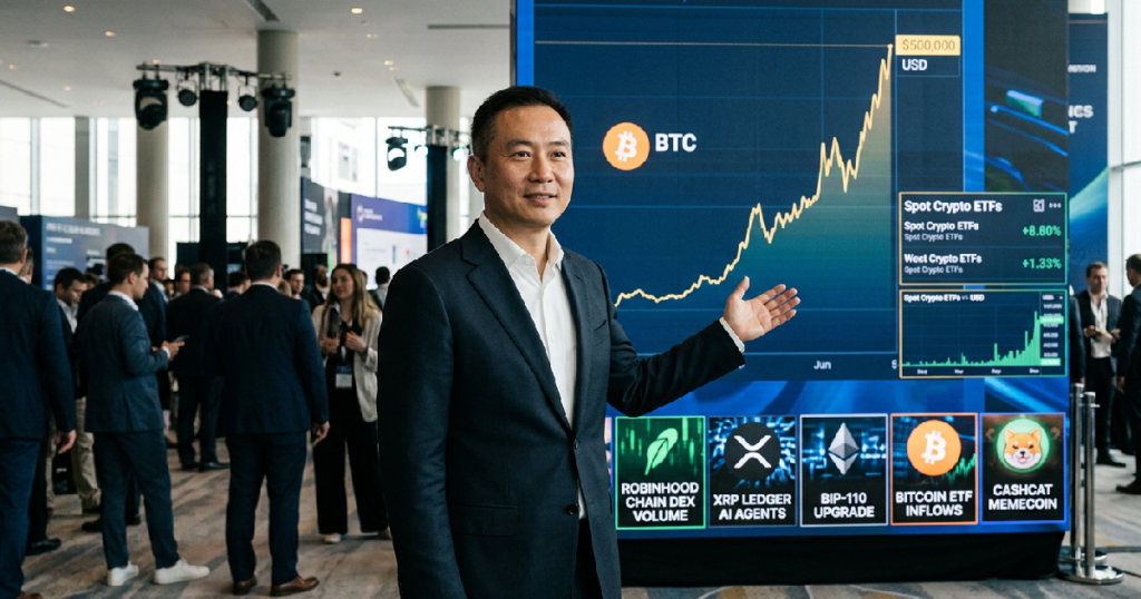 Bitcoin prediction Chandler Guo: Chandler Guo targets Bitcoin at $500,000 within five years