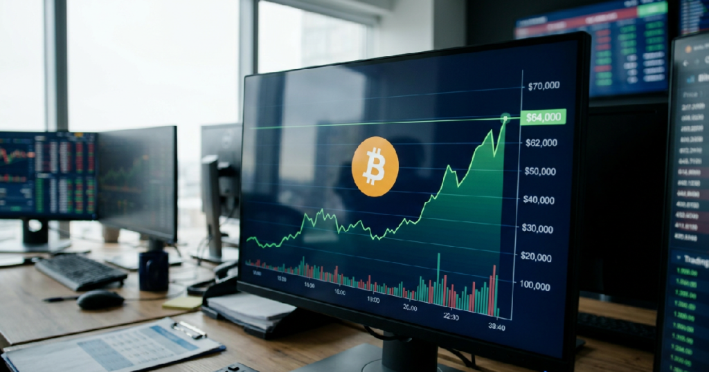 Bitcoin rallies towards $64,000, faces strong resistance from overhead supply