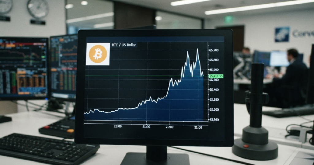 Bitcoin rallies past $65,380 as institutional inflows signal cautious optimism