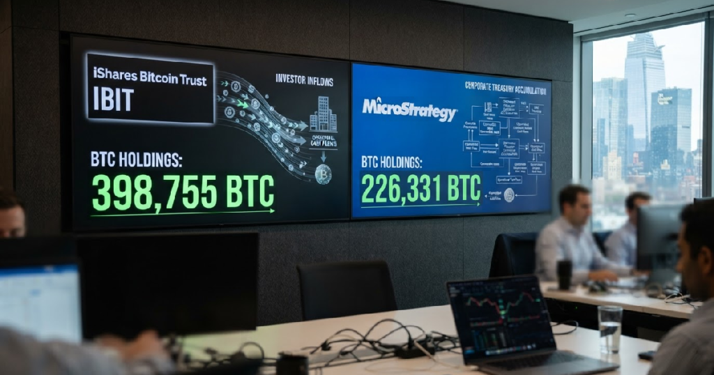 BlackRock IBIT MicroStrategy: BlackRock IBIT and MicroStrategy reveal diverging Bitcoin accumulation methods
