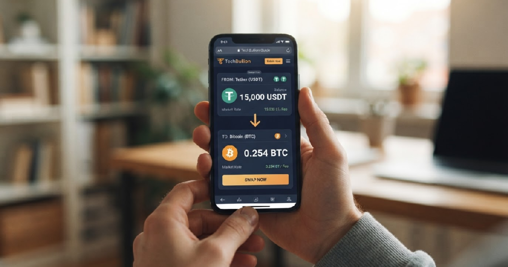 How to Buy Bitcoin with USDT: TechBullion's New Trading Guide