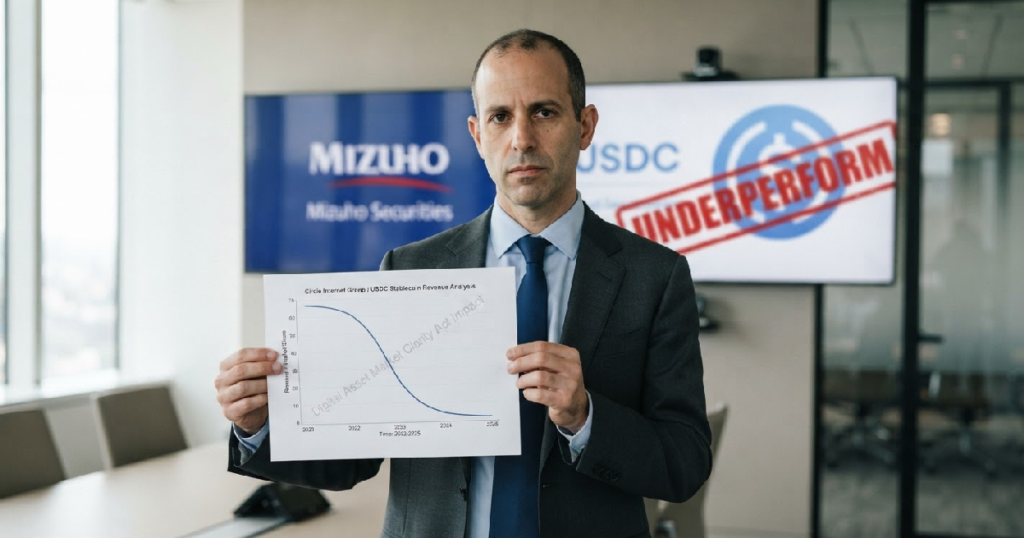 Clarity Act Circle impact: Mizuho warns Clarity Act may erode Circle USDC revenues long term