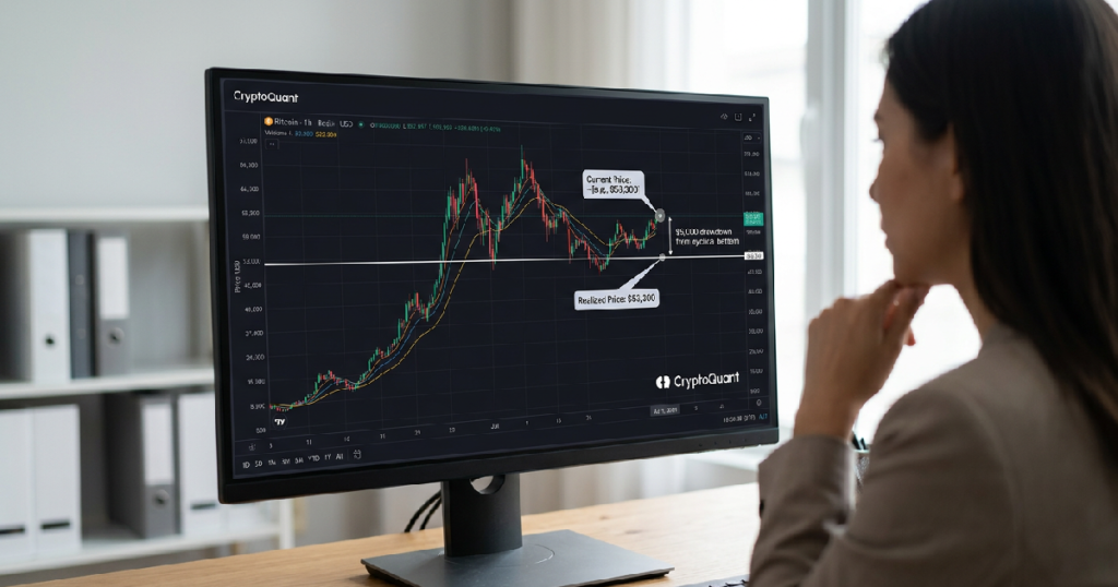 CryptoQuant reveals Bitcoin nears $53,300 cyclical bottom on July 1