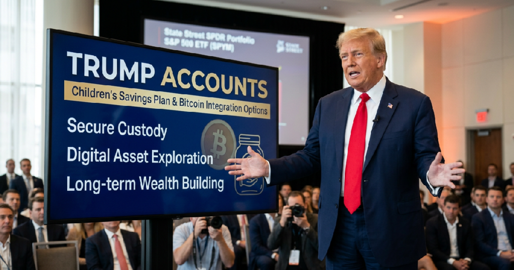 Donald Trump suggests Bitcoin could join children's savings plan