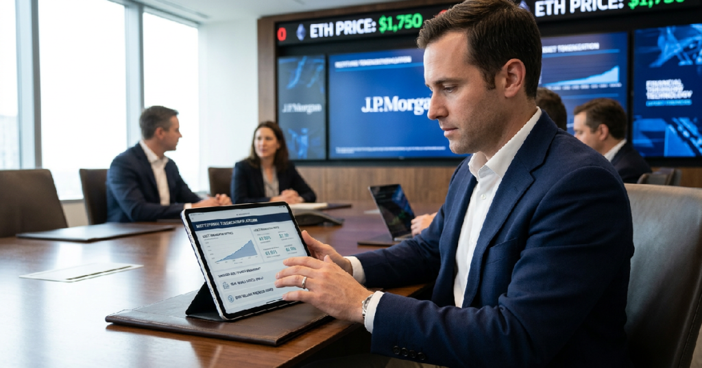Ether climbs 1750: Ether climbs 3% to $1,750 as J.P. Morgan tokenizes $800 million