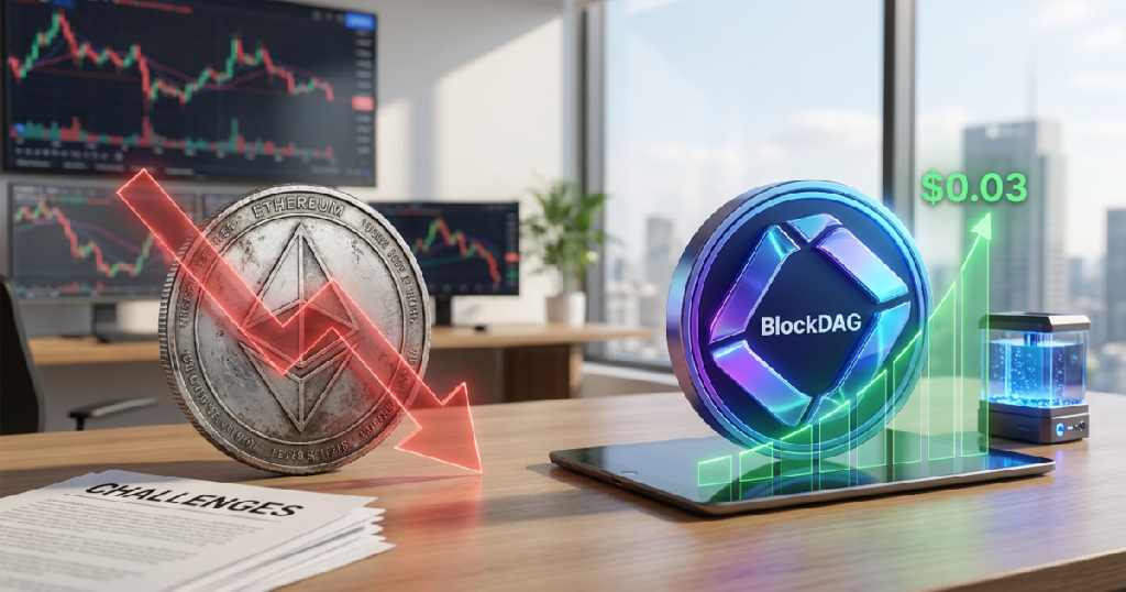Ethereum faces market challenges as BlockDAG targets $0.03 after $150M growth Ethereum challenges: Ethereum faces market challenges as BlockDAG targets $0.03 after $150M growth