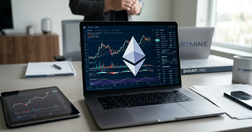 Bitmine and Sharplink Bolster New Ethereum Institutional Launches