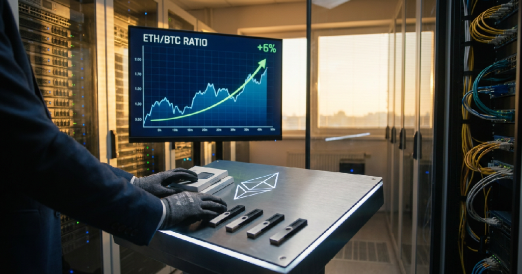 Fresh Ethereum Wallets Accumulate 50,000 ETH as Ratio to Bitcoin Rises 6%