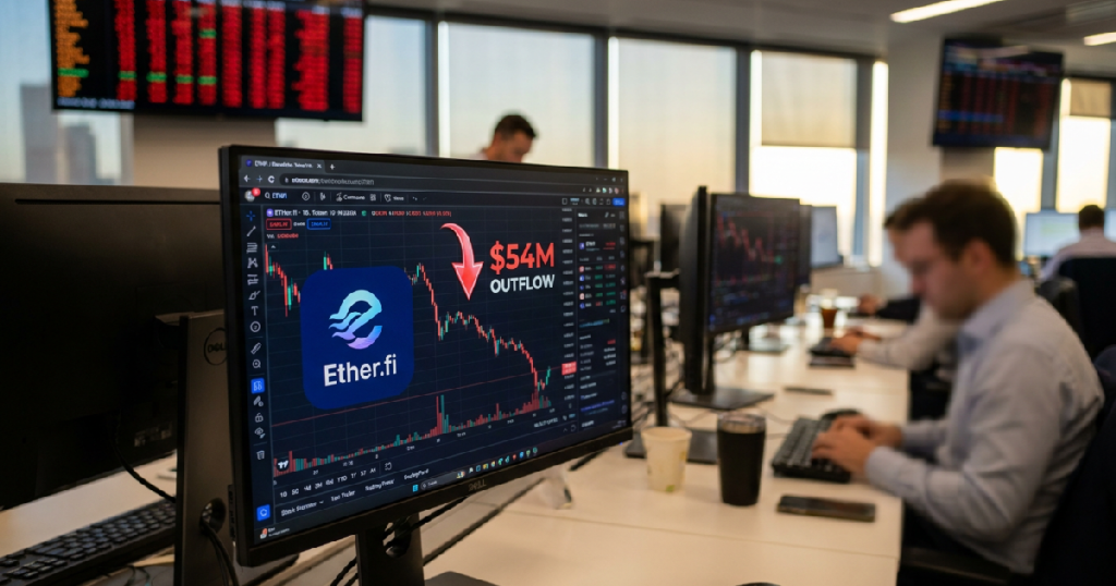 Ether.fi’s token plunges amid $54M outflow and wider crypto market crash Etherfis token plunges: Ether.fi's token plunges amid $54M outflow and wider crypto market crash