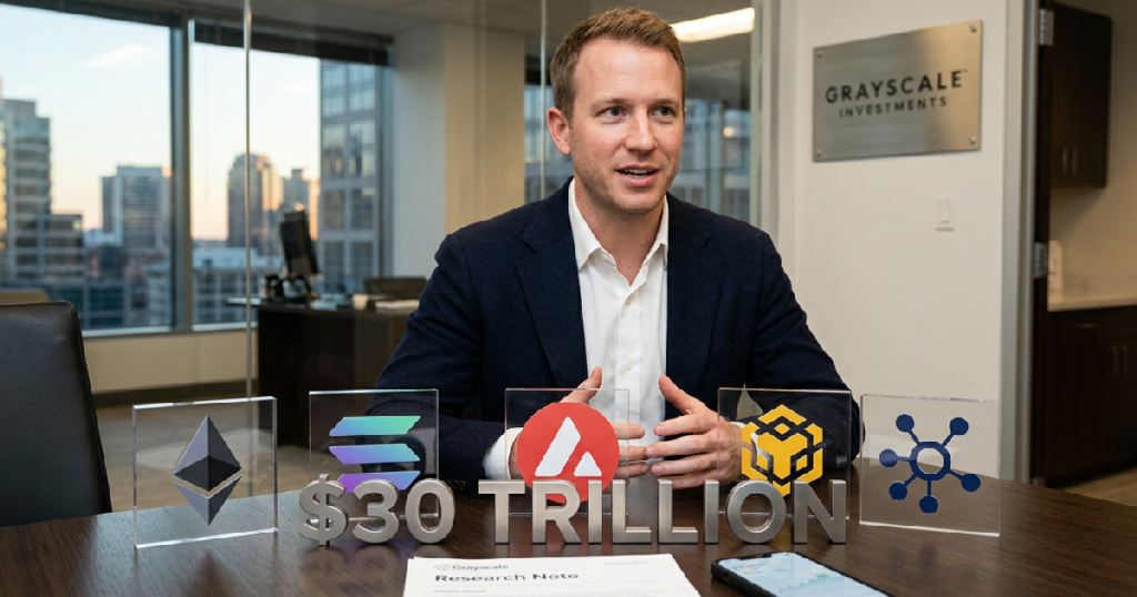 Grayscale Investments names 5 blockchains to benefit from $30 trillion tokenized stock market