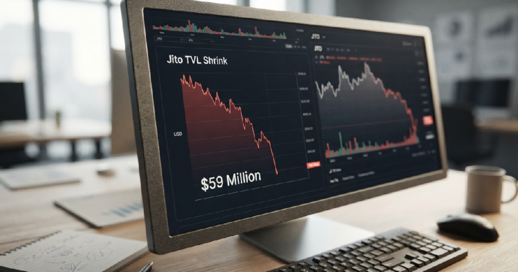 Jito TVL shrink: Jito faces $59 million TVL shrink; JTO token struggles amid mixed signals