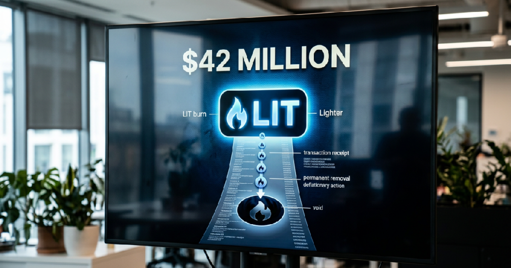 Lighter Executes Record $42 Million LIT Burn to Fuel Deflationary Rally