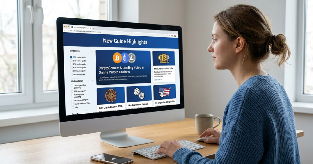 New guide highlights CryptoGames as top Bitcoin