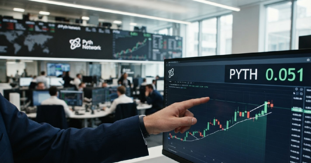 Pyth Network Accelerates TradFi Push with Bond Data, PYTH Token Holds Near $0.05 Ahead of Paid Upgrade Pyth Network Accelerates TradFi Push with Bond Data, PYTH Token Holds Near $0.05 Ahead of Paid Upgrade