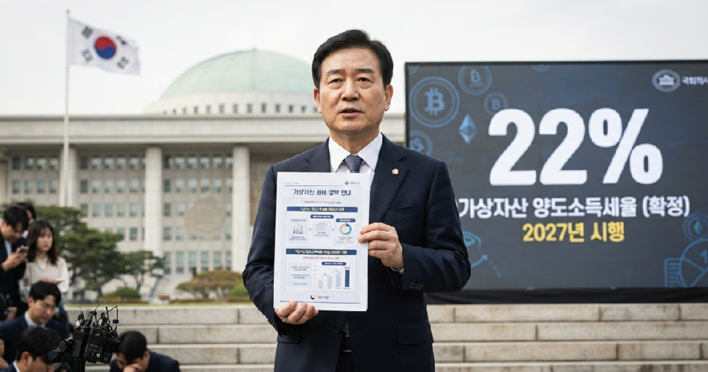 South Korea confirms 2027 crypto gains tax as parliamentary battle intensifies South Korea crypto tax: South Korea confirms 2027 crypto gains tax as parliamentary battle intensifies