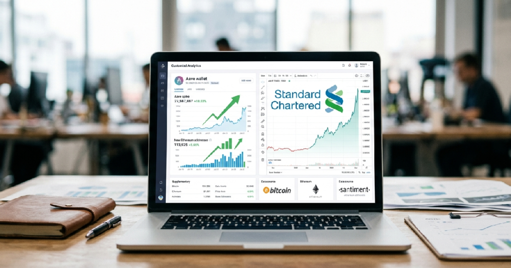 Standard Chartered initiates Aave coverage with $ Standard Chartered initiates Aave coverage with $